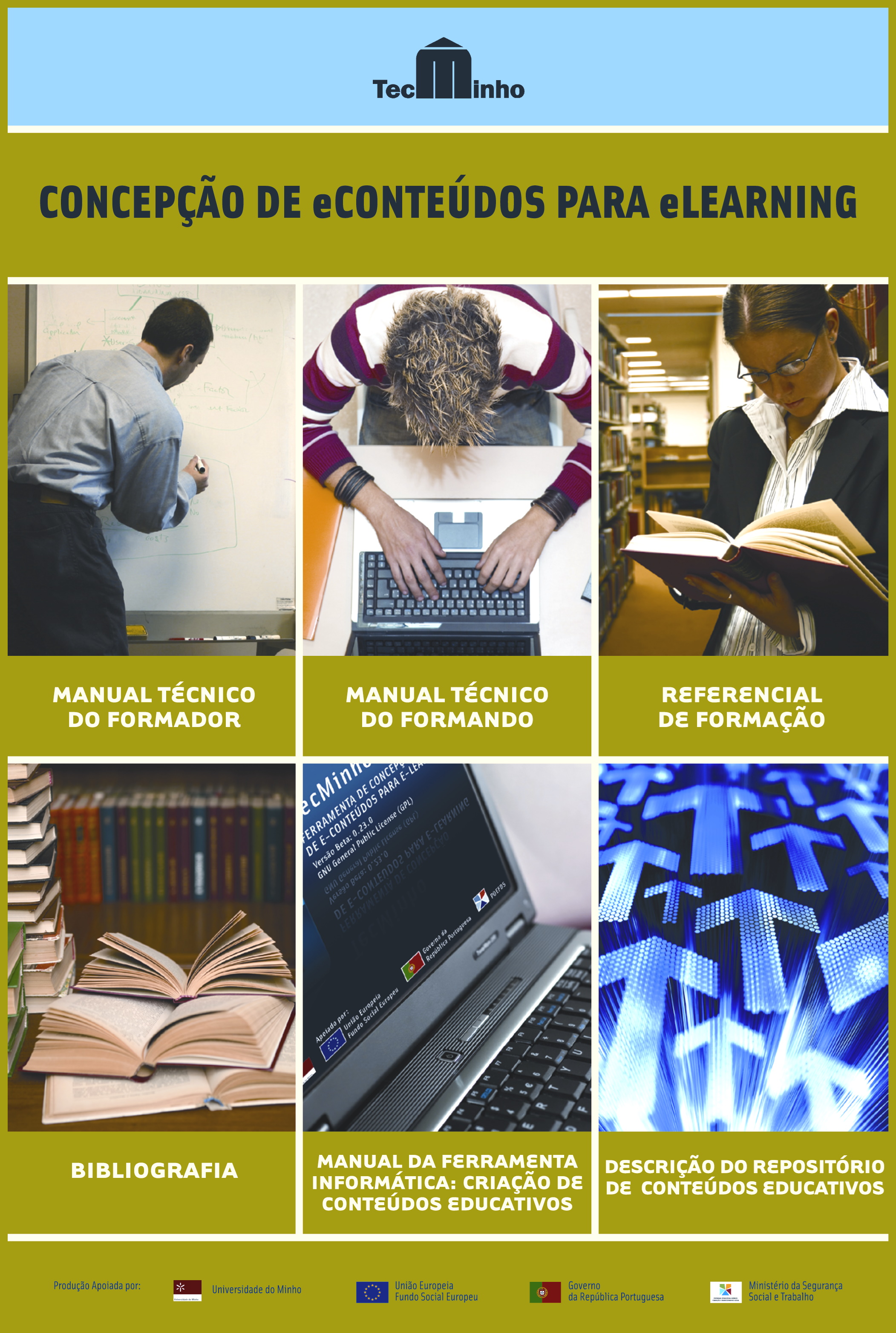 Capa de Concepção de e-Conteúdos para e-Learning