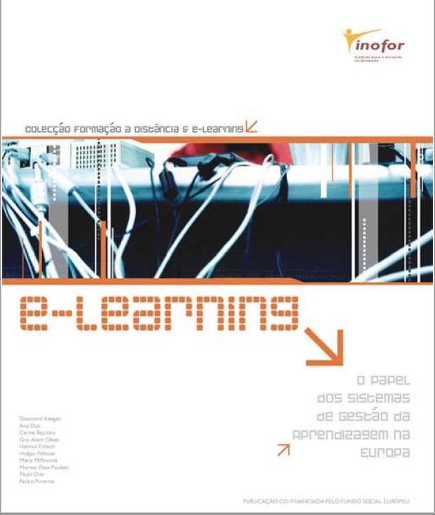 Capa da publicação e-learning: o papel dos sistemas de gestão da aprendizagem na Europa