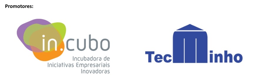Promotores do projeto Minho Export - logos da In.Cubo e TecMinho