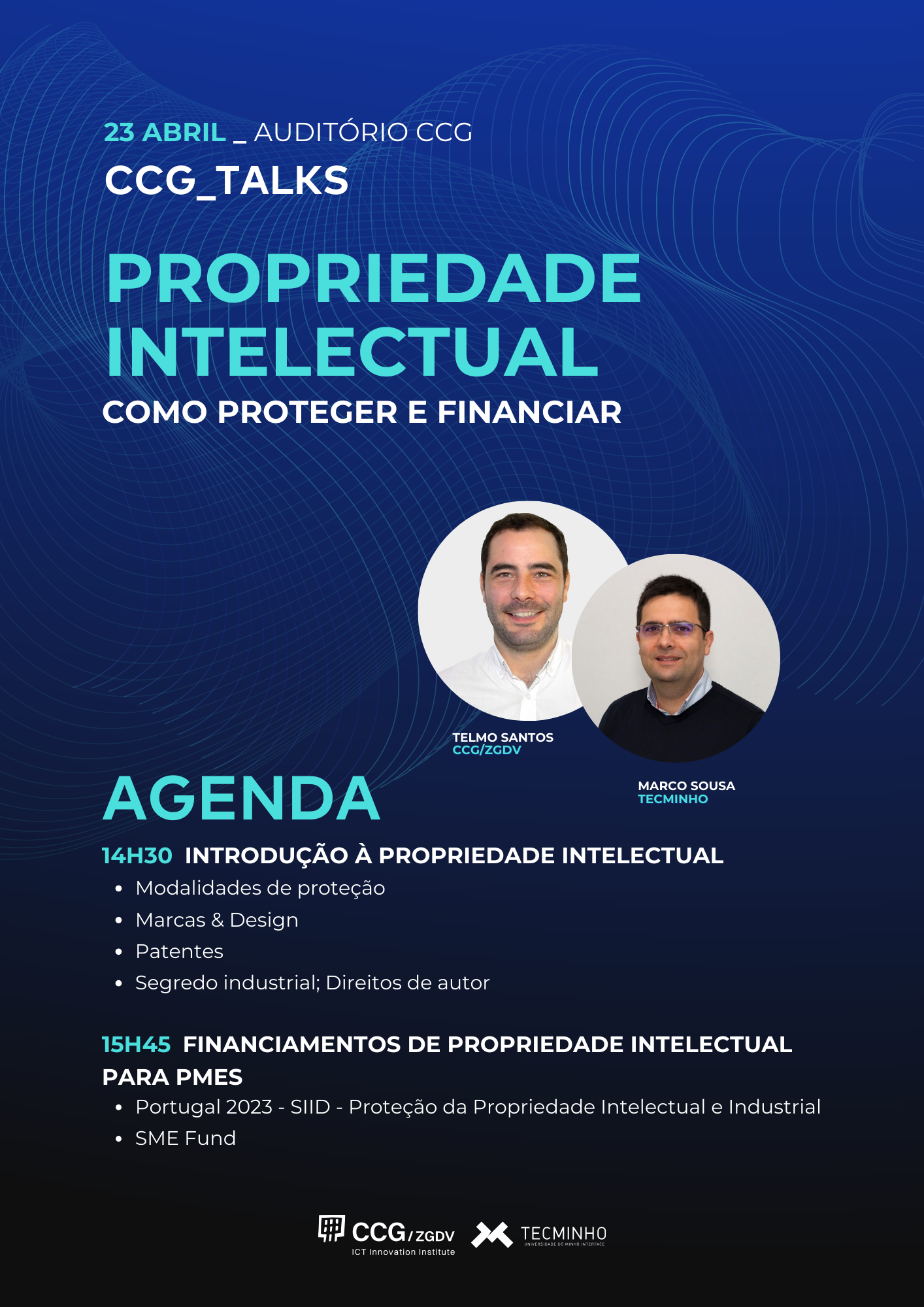 Programa do evento e oradores.