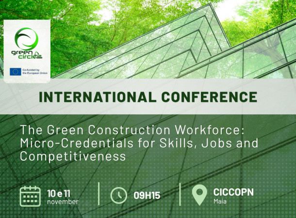 Conferência europeia aborda microcredenciais e competências para uma Construção mais verde
